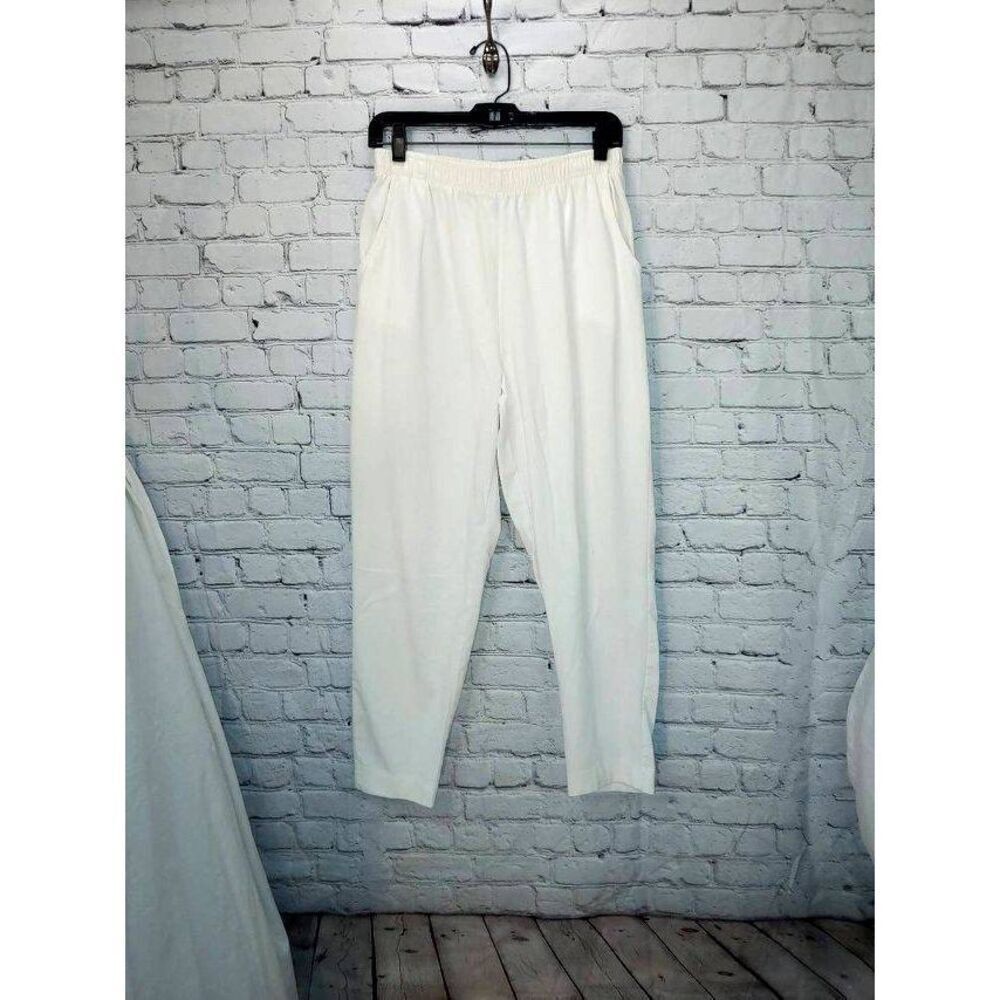Metropolitan Vintage Women's Size Small White Casual Cotton Blend Pants